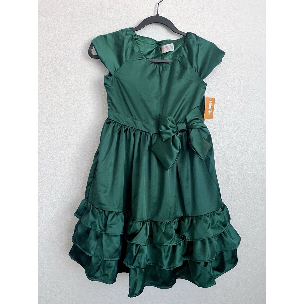 New Gymboree Girls Holiday Dressy Dresses Emerald Green Size 10